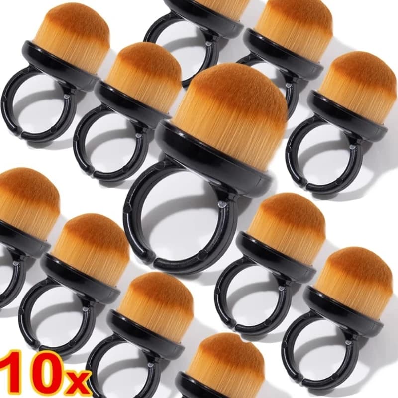 10 pennelli per unghie, spazzole professionali delicate e morbide per la rimozione dello smalto gel, accessori per manicure da donna.