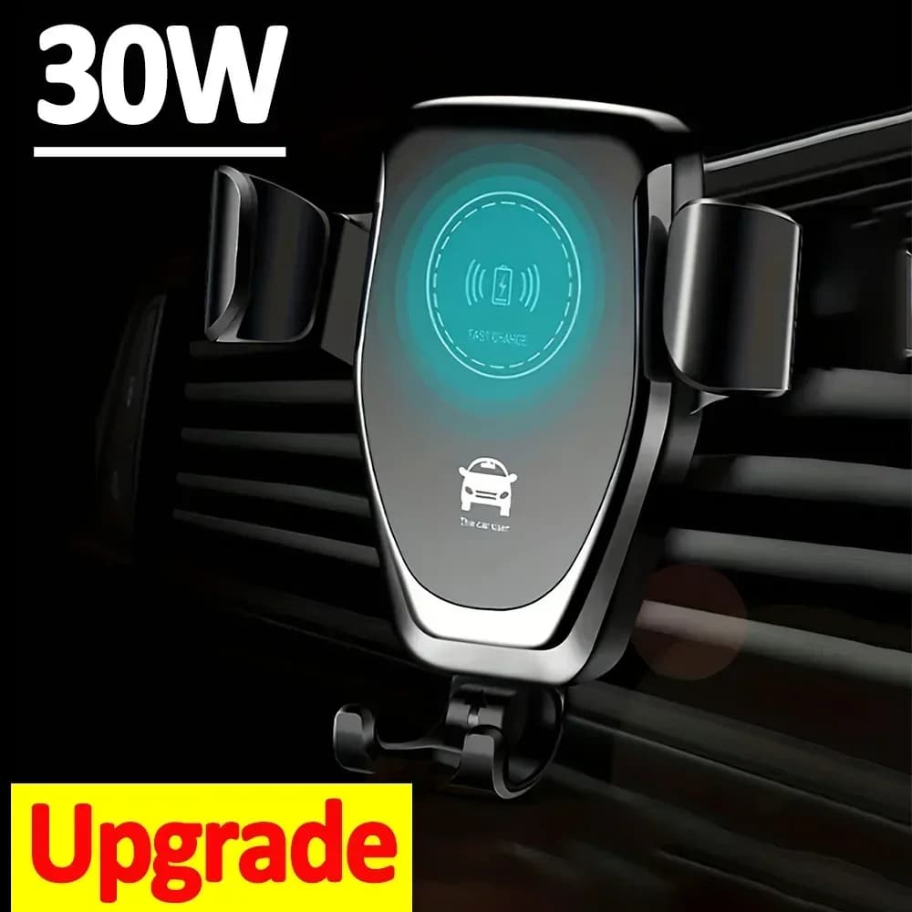 30 W Wireless Charger for Fast Car iPhone 15 14 13 12 11 Pro XS Max XR Samsung Xiaomi Charger for Wireless Charging Phone Car Support