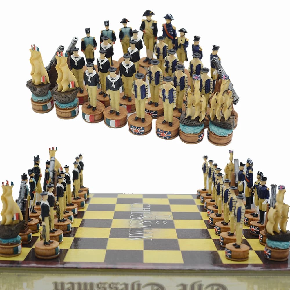 Scacchi di lusso con design di personaggi 3D, set di scacchi deluxe internazionale per gli amanti degli scacchi e collezionisti Puzzle Gioco da tavolo Giocattolo di carte
