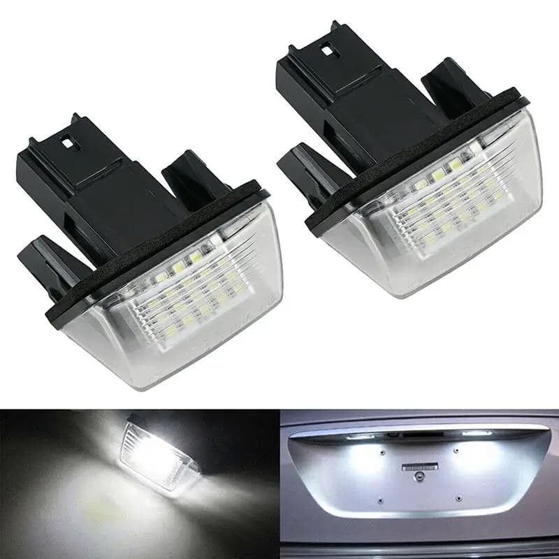 2PCS luci targa a LED per auto per Peugeot 207 SW 2006-2012 per Peugeot 206 206CC 206SW 1998-2010