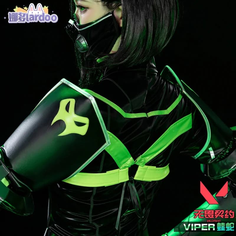 Gioco VALORANT Viper Costume Cosplay Uniforme Halloween Carnevale Festa Natale Gioca di ruolo Abbigliamento Abbigliamento
