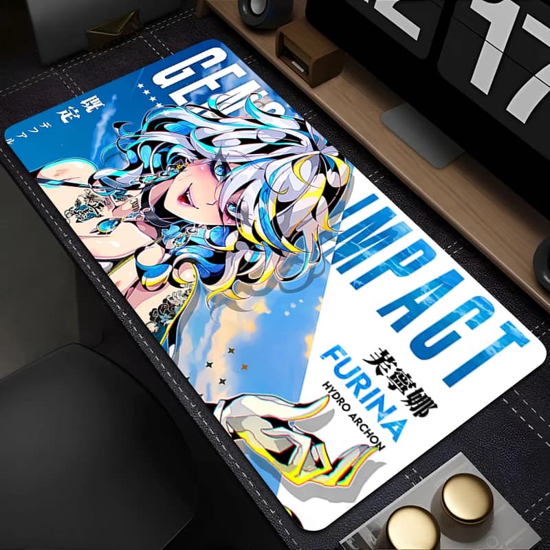 Anime Girl Design Simpatico tappetino per mouse Gamer Company Tappetino da scrivania Accessori da gioco Tappetino per laptop antiscivolo Tappetino per mouse Tappetino da tavolo Kawaii per ufficio
