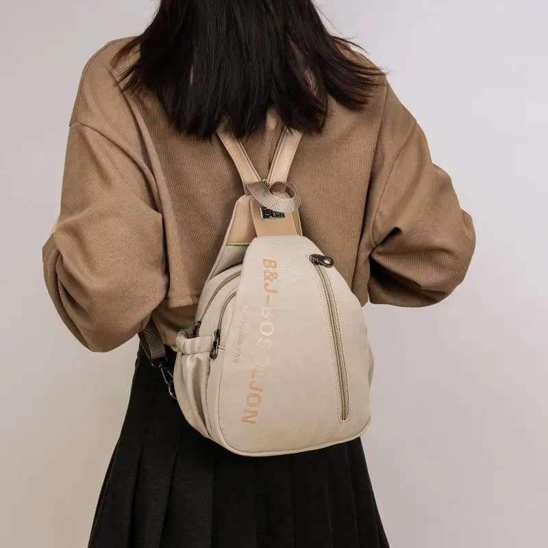 Unisex Trendsetter travel backpack; Women's cross-breasted bag; Shoulder bag for woman; Multipurpose bag