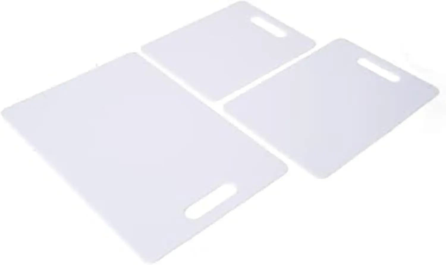 Set of 3 Sizes in Plastic, Washable in Dishwasher with Kitchen Handles, White