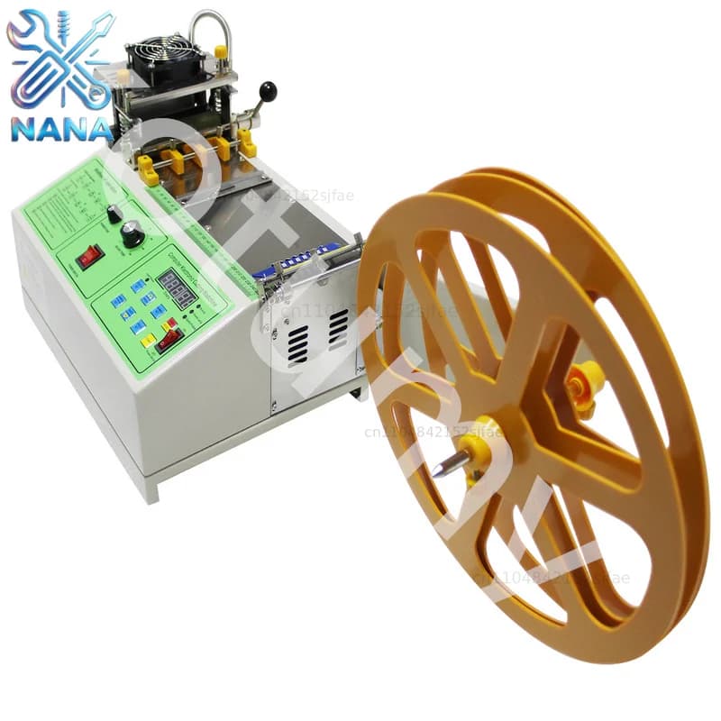 Full Automatic Tape Cutting Machine Cloth Tape Velcro Cold and Hot Elastic Breaking Machine Computer Cutting Machine Small