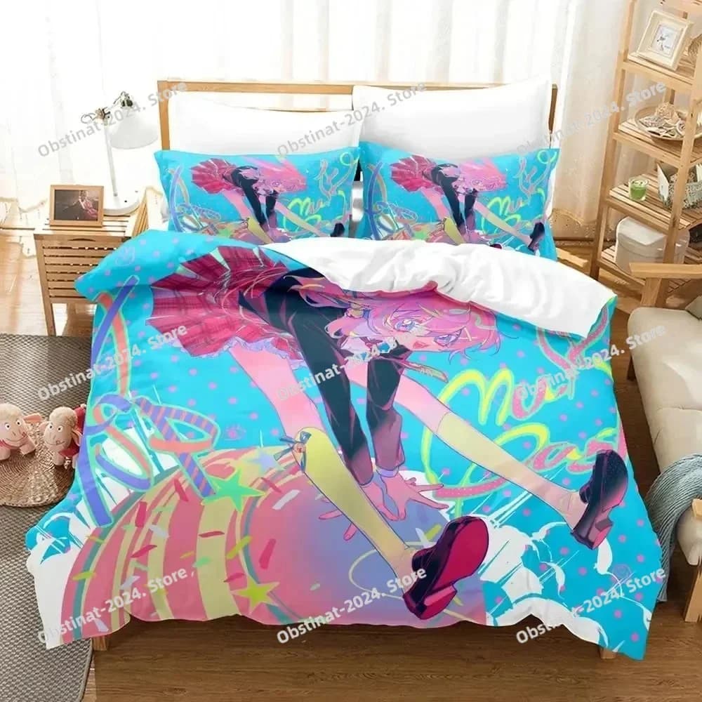 Anime Muse Dash Gioco Set biancheria da letto Stampato singolo Piumino Trapunta Copripiumino Federa Set da 3 pezzi Bambini Taglia adulto