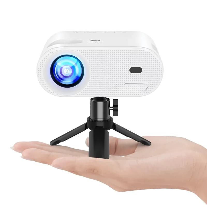 Aggiorna il mini proiettore, video home theater 1080P, supporto 1920x1080P, proiettore cinematografico da 9800 lumen