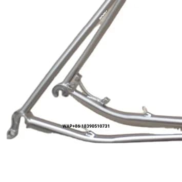 Titanium Bike Frame Road with Internal Cable Routing and Concealed Disc Brake