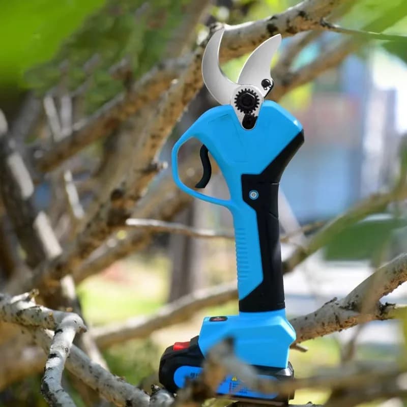 Electric garden scissors for pruning 32 mm shafts Professional battery powered electric shears