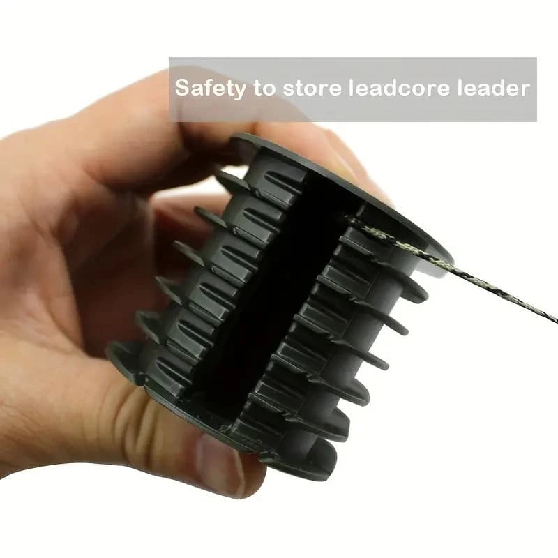 Rigtrip Scatola Compatta per Conservazione Lenza da Pesca alla Carpa, Organizer Anti-Groviglio a 6 Scomparti con Clip Integrate, Custodia Portatile per Attrezzatura
