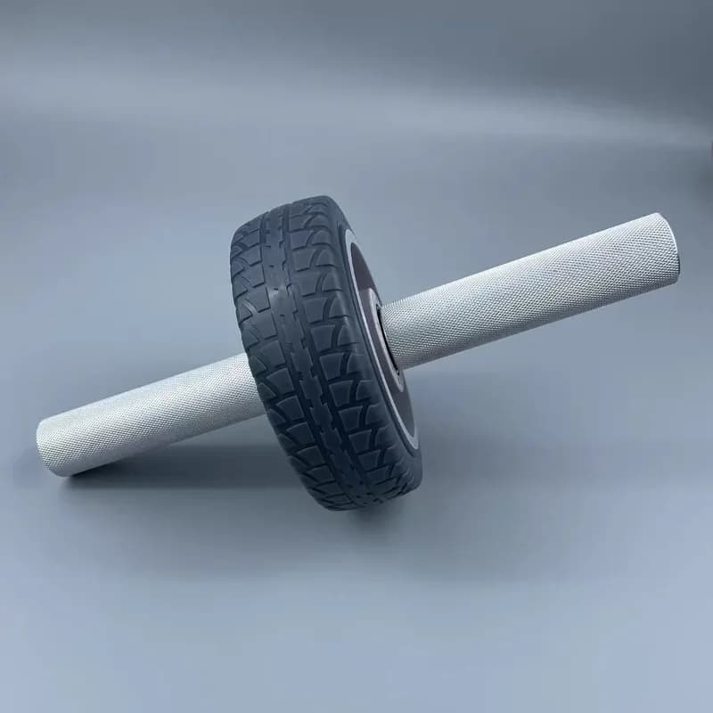 Detachable Aluminum Alloy Abdominal Wheel Unisex Exercise Fitness Abdominal Roller Non-slip Exercise Equipment for Core Strength