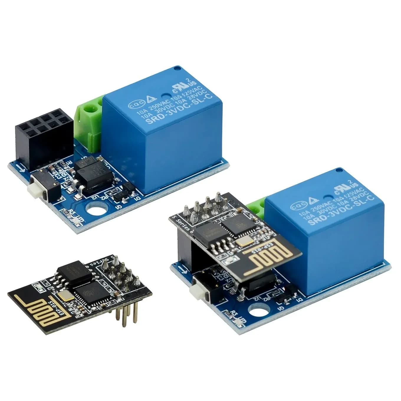 5 pcs ESP8266 ESP-01S 5 V WiFi Relay Module Smart Things Home, Smart Home Remote Control Switch for Mobile Phone APP ESP01S Wireless Module