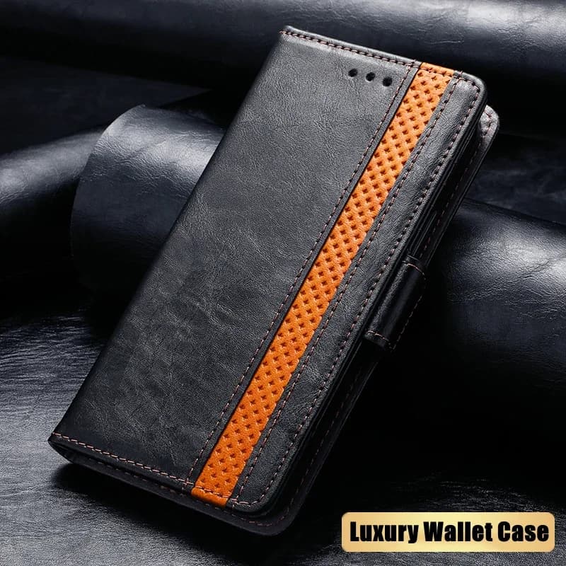 Leather Case For Samsung Galaxy A56 A57 A55 A54 A53 A52 A37 A36 A35 A34 A33 A17 A16 A15 A23 A25 A26 A27 A51 A71 Flip Cover Case