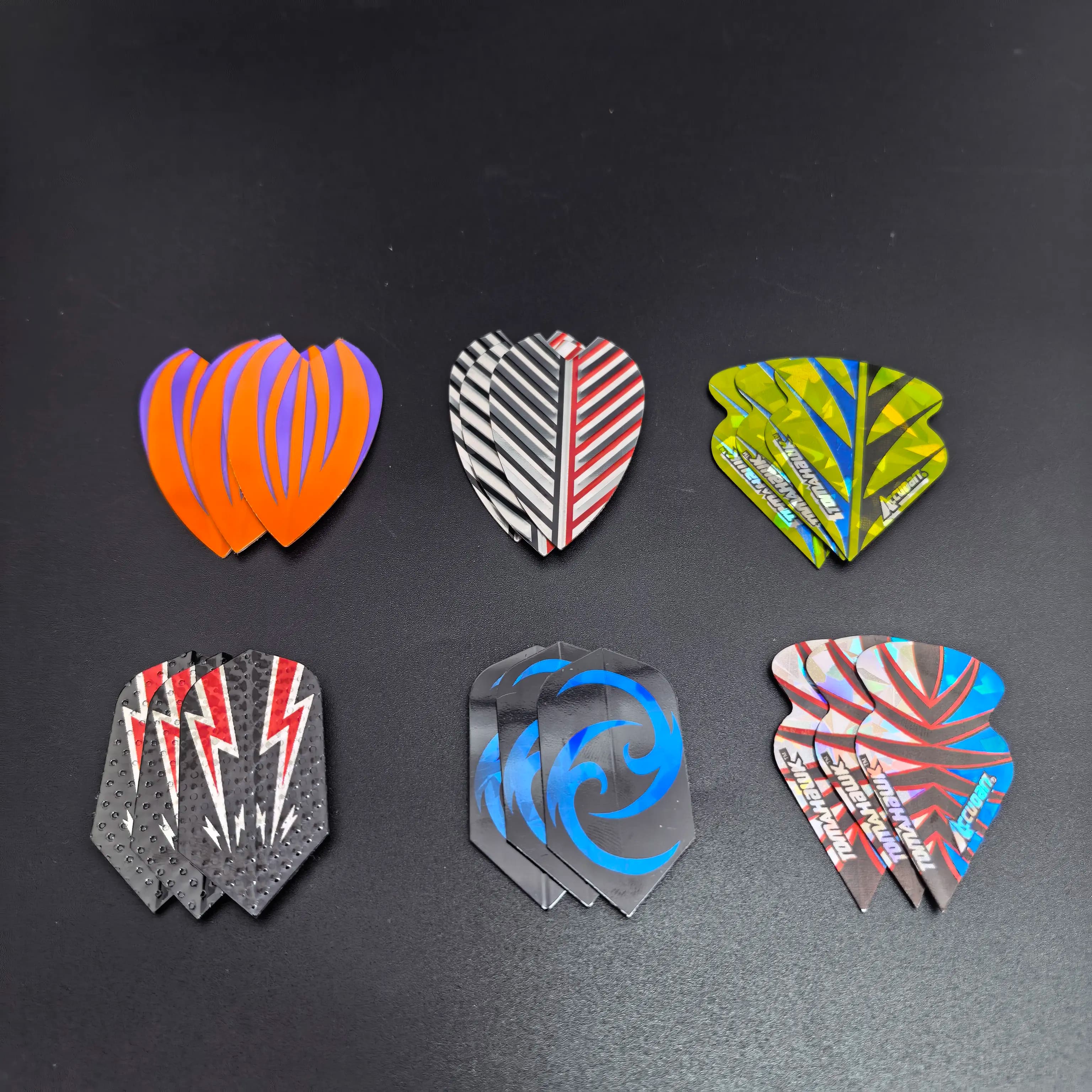 18pcs High Quality PET Dart Flights Exquisite Laser Narrow Blade Style Soft and Hard Dart General Accessories