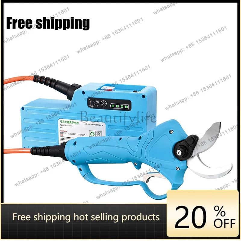 XX. Professional grade electric pruning shears electric garden trimmer