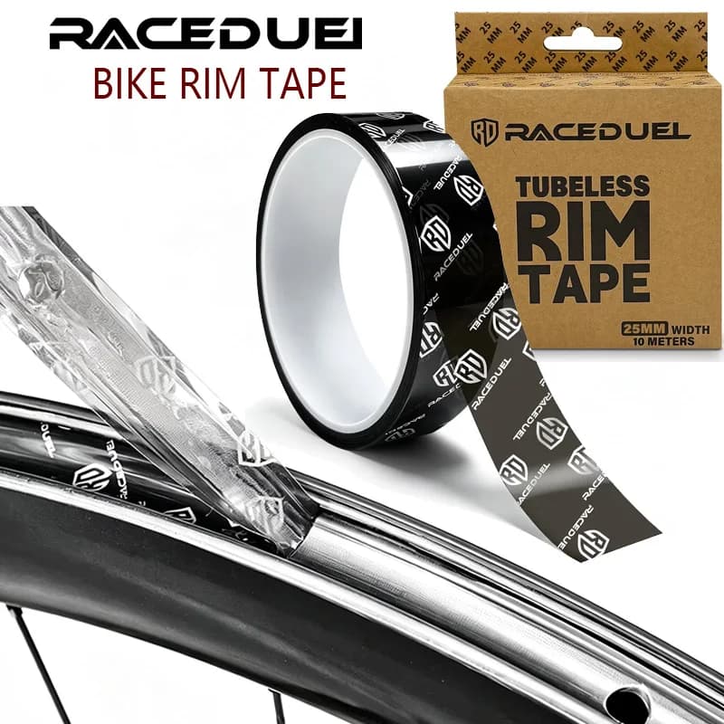 RACEDUEL Bike Tubeless Rim Tape 17/19/21/23/25/27/30/32/35mm Road Bicycle Wheels Rim Tape Wear-Resistant MTB Wheel Rim Stripe