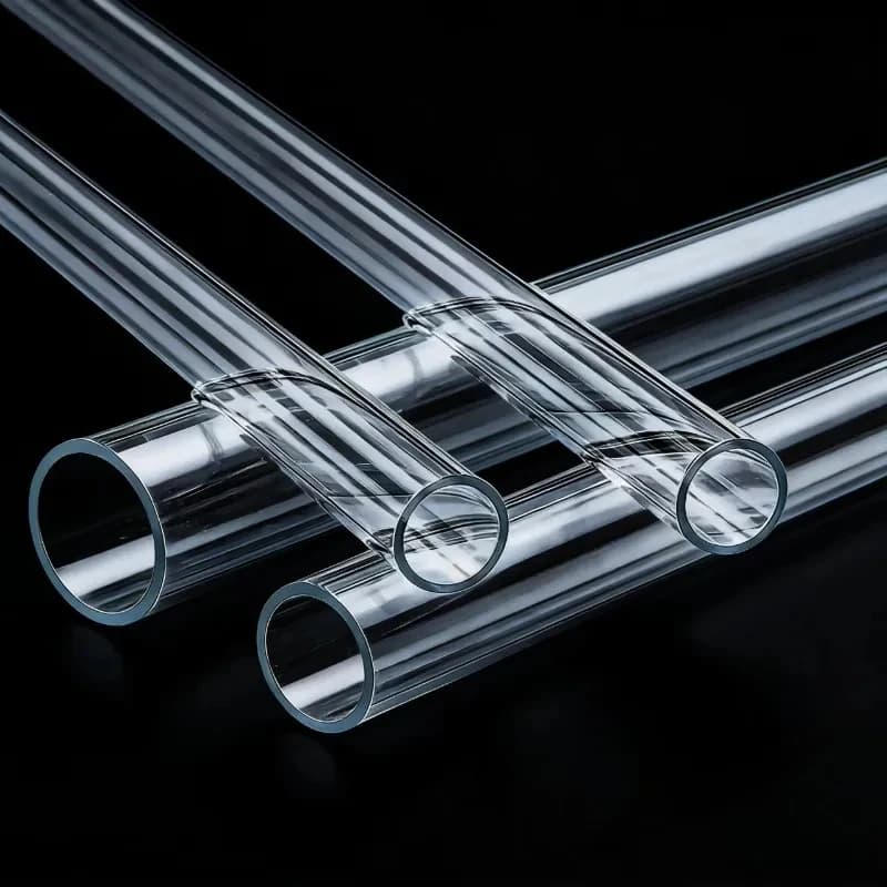 OD 4-38mm, 305mm, Transparent Plexiglass Tube for Aquarium, Garden Irrigation