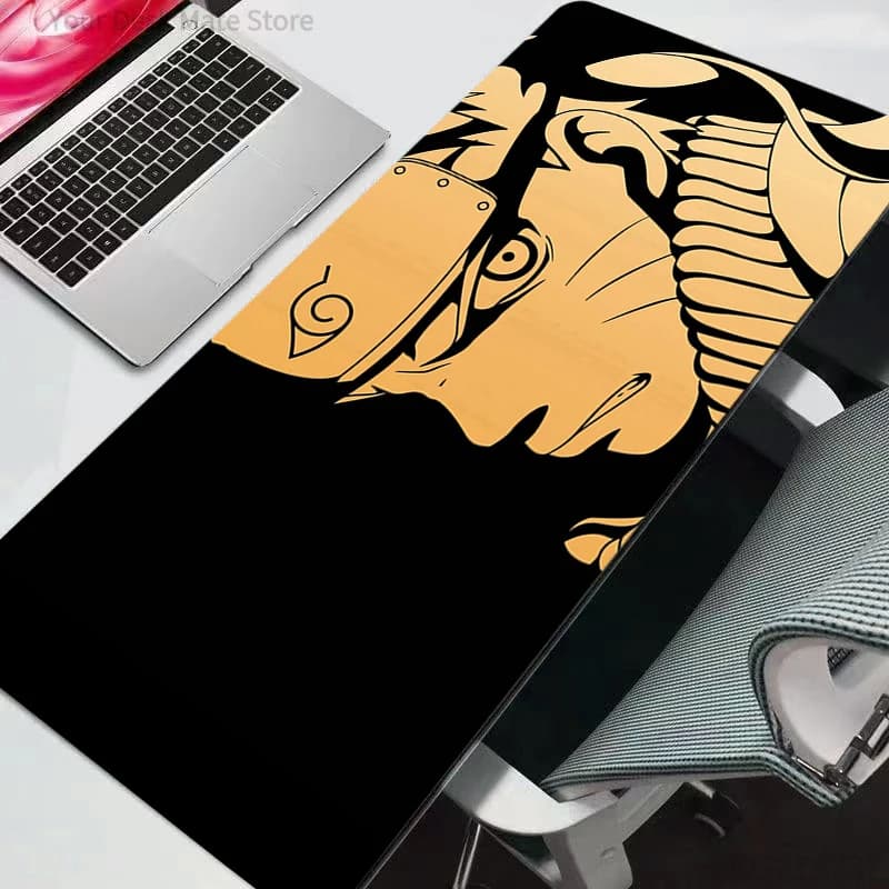 Naruto rubber mouse pad, large, for players, xxl, desk mat, computer keyboard, game accessories, mouse mat, durable, anime