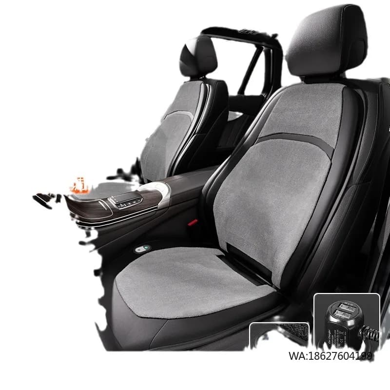 Extra Long Leather Electric Car Seat Cover with Heating Bearing, Airbag and Lombare Support with New Grafen Technology