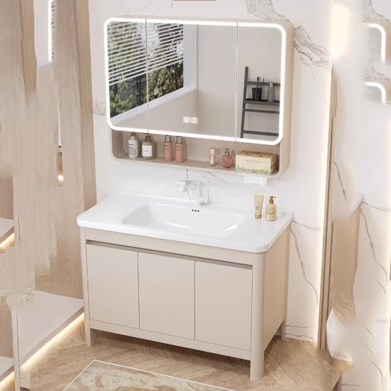 Organizer Specchio Armadietto da bagno Deposito profumo Vanity Lavandino Armadio Angolo Trucco Display Pavimento Archivadores Mobili da salone