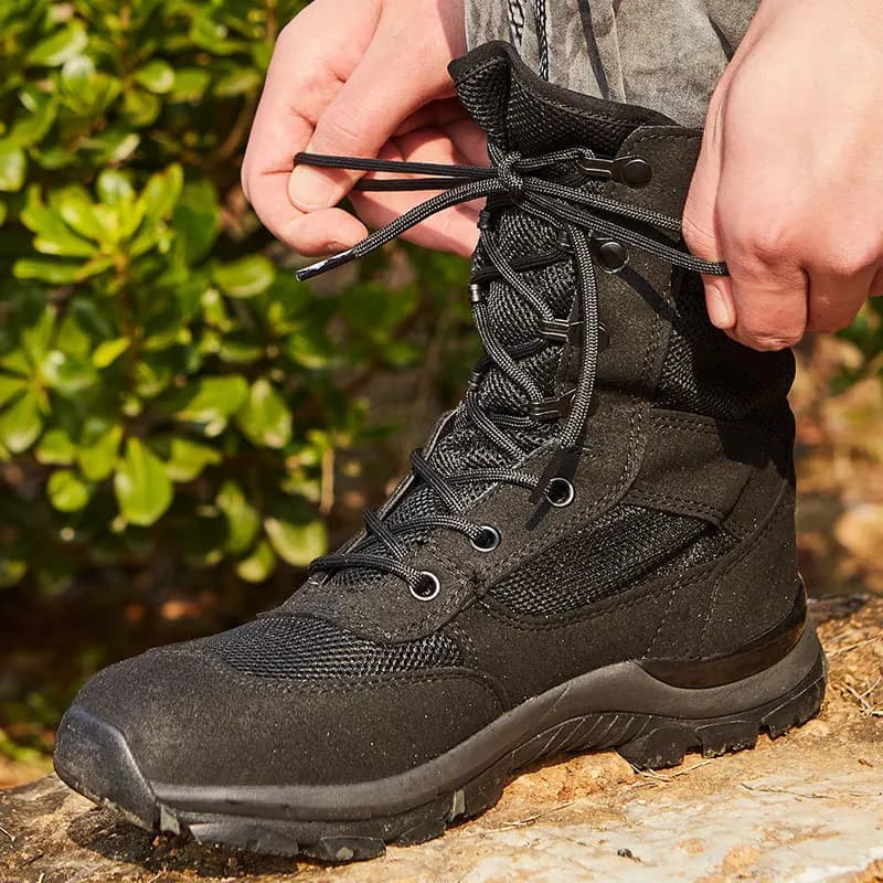 Summer Breathable Mesh Swat Boots Buty Wojskowe Mens Training Camping Hiking Boots Comfortable Ankle Support Outdoor Shoes Women