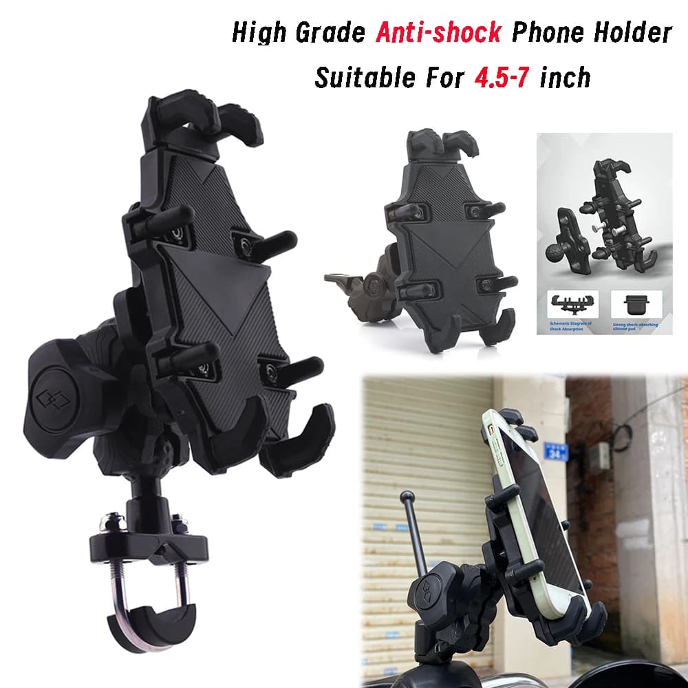 Supporto per telefono da moto a 8 griffe per Suzuki V-Strom DL1050 DL1000 DL800 DL650 DL250 VStrom