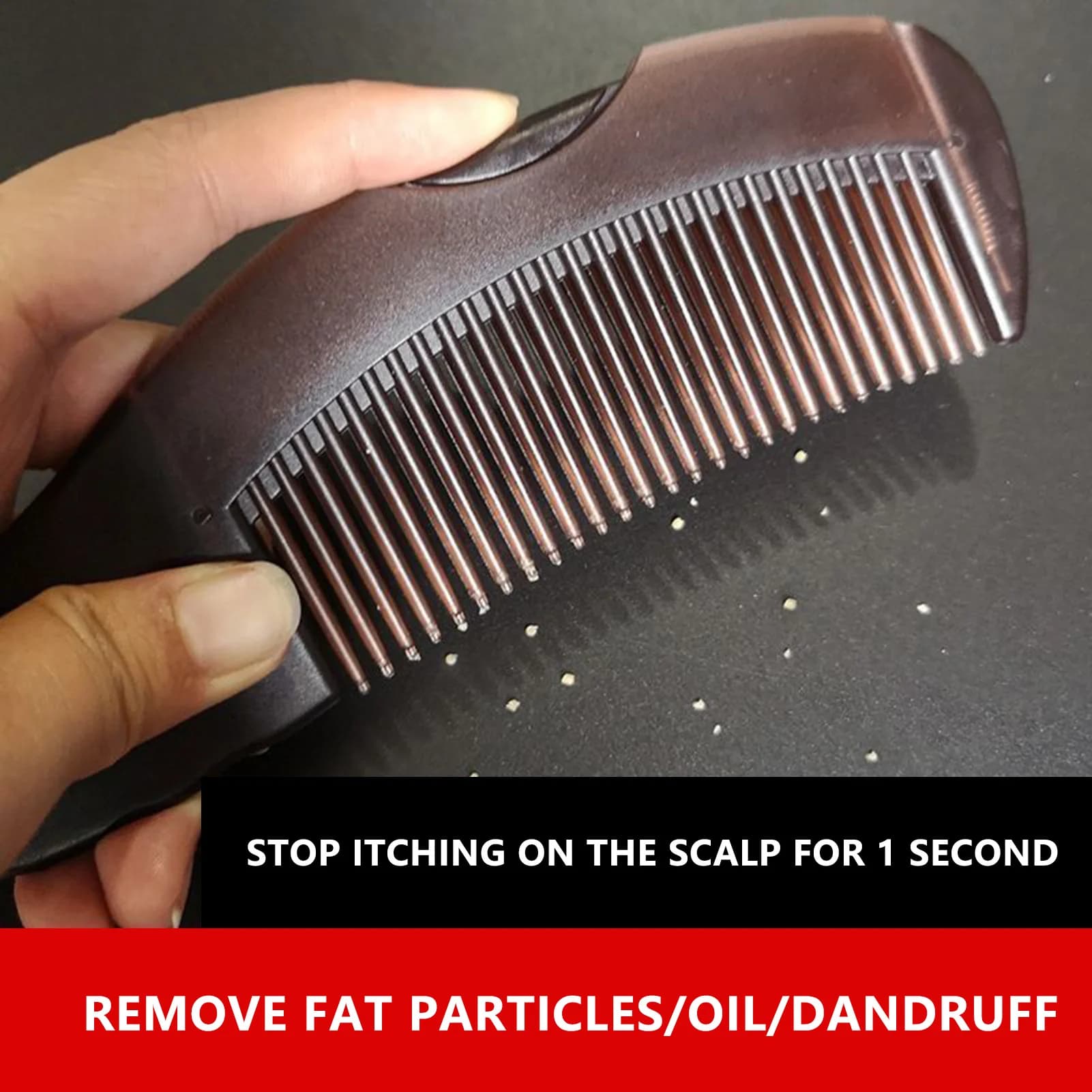 Rimozione della forfora Pettini per capelli del cuoio capelluto Pettine per capelli Spazzole per massaggio antistatiche autopulenti Cura dei capelli Strumenti per lo styling