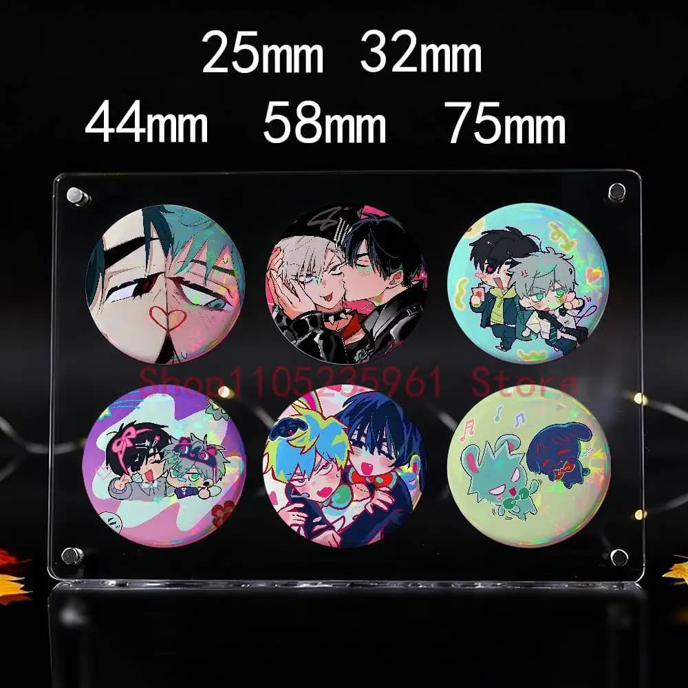 Ivan Till IvanTill Custom Distinctive 75mm 44mm 25mm Spilla Backpack Hat Spill Accessories Toys Valentine's Gift