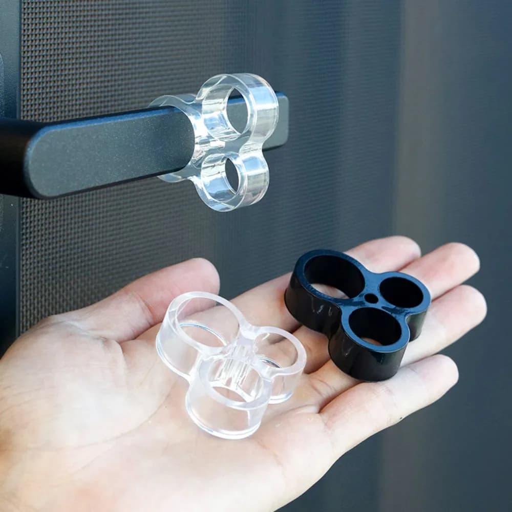 1/4/8PCS Maniglie in PVC Fermaporta Protezione da parete trasparente Maniglia Tampone Tampone Pad protetto anti-collisione a forma di O senza punzonatura