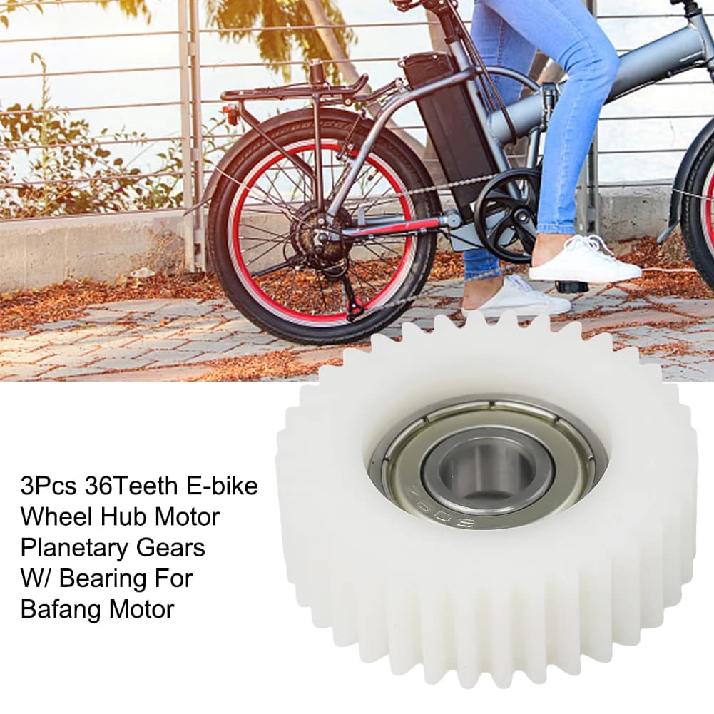3 PCS 36 Denti Motore Mozzo Ruota Bicicletta Ingranaggi Planetari 38x8x12mm Cuscinetto In Nylon Accessori Bici Elettrica Per Motore Bafang Ebike
