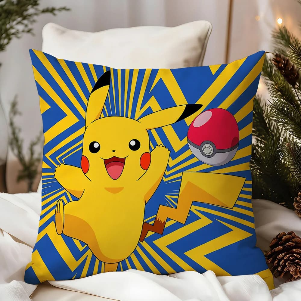 P-Pika Q-chu Cuscini ornamentali per soggiorno, fodere per cuscini, decorazioni per la casa, regali personalizzati, custodie per cuscini