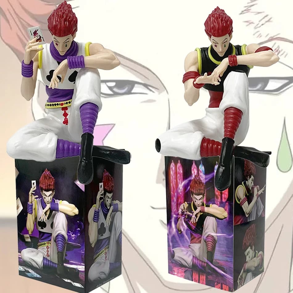 Hunter Hunter Anime Figure Modello da collezione Action PVC Figure Hisoka Chrollo Lucilfer/Kurapika Figurine Modello Giocattoli Regalo