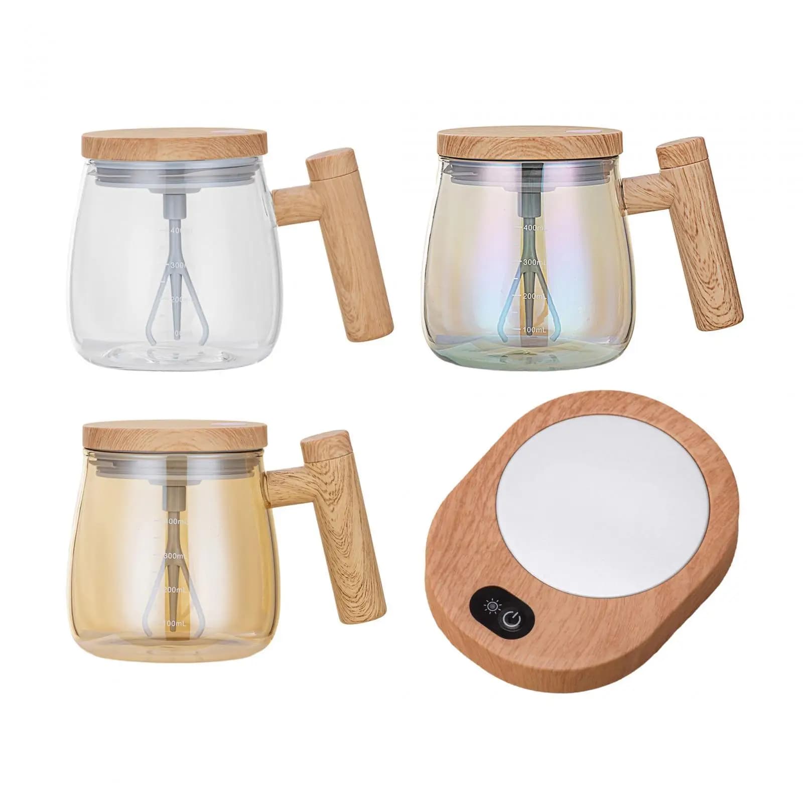Powerful Automatic Shaking Cup for Coffee/Late/Protein Powder Coffee Cup Self Mixing Battery Electric Mixing Cup 400ml