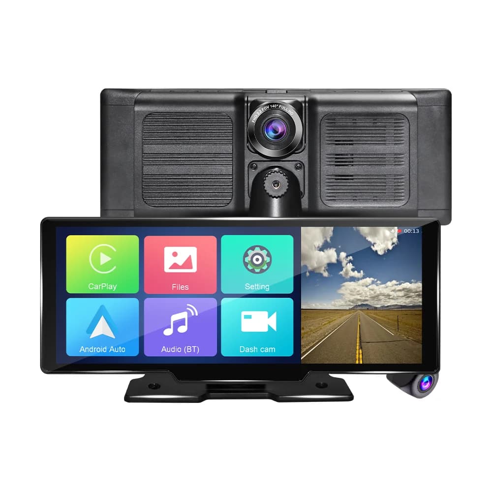 4K 10.26 ADAS Carplay and Android Car 3840*2160P WIFI Dash Cam Car Dashboard Video Loop Record Phone APP Auto Dvr