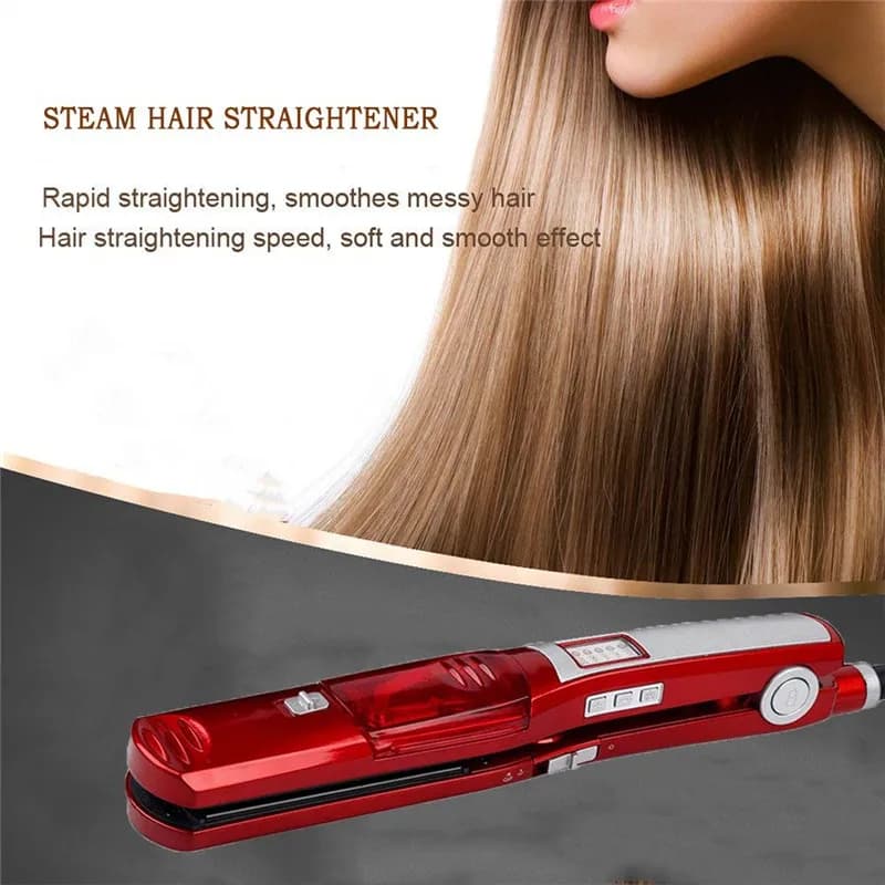 Best-selling portable steam moisturizing straightening hair dryer - dual function for both drying and moisturizing.