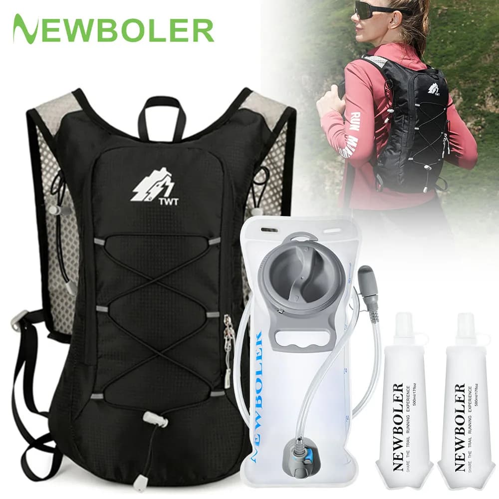 Zaino Idratazione Traspirante per Trail Running, Ciclismo, Corsa, Jogging, Maratona, Escursionismo e Arrampicata