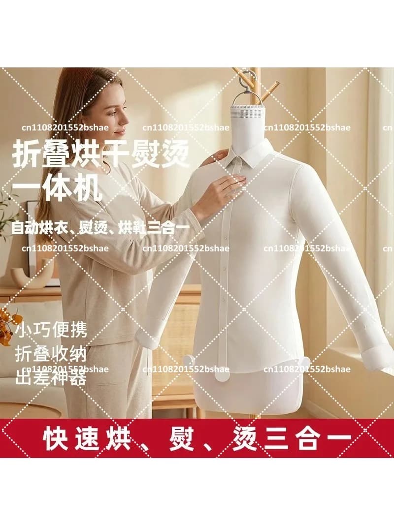 Portable Automatic Hanging Ironing Machine 3-in-1 Steamer Dryer Wrinkle Remover for Clothes