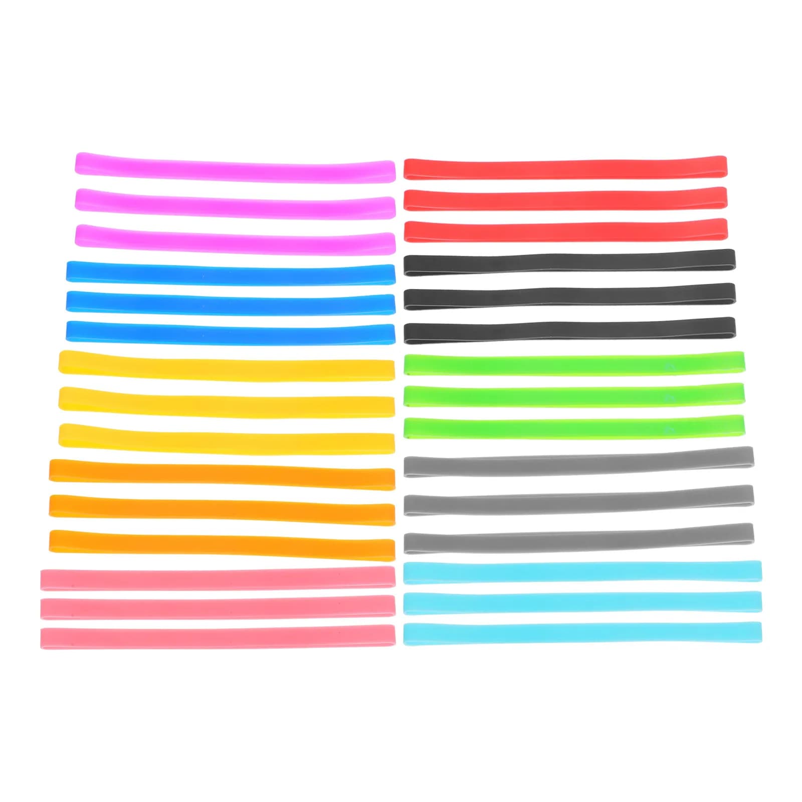 Set di 30 elastici vivaci per quaderni, scrapbook e agende - Accessori per fissaggio e copertura