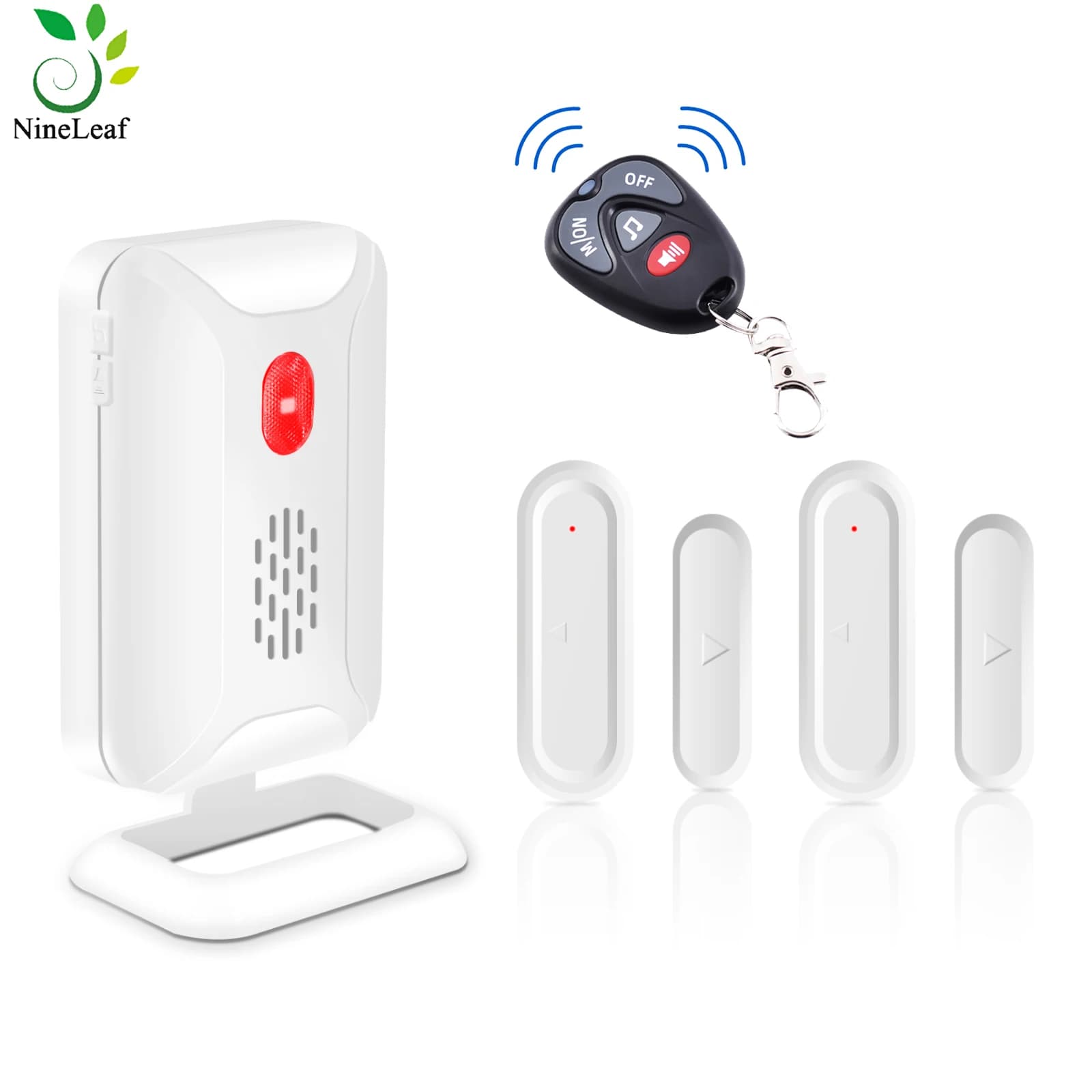 Apertura di porte e finestre allarme diviso allarme antifurto e protezione domestica sensore magnetico Wireless con 36 diverse suonerie