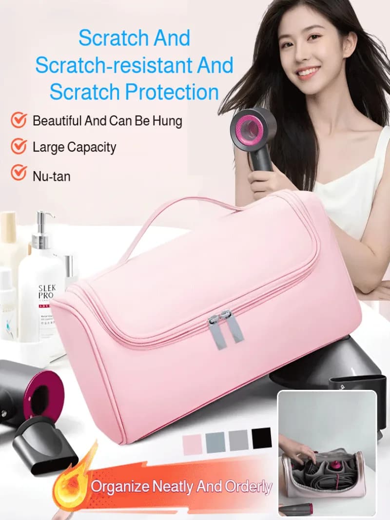 Laptop Bag for Hairdryer, Iron Organizer Hairpins, Compact Travel Case and Resistant for Hairdryer and Accessories for Styling