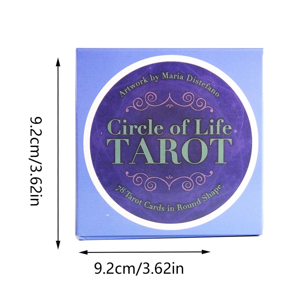Circle Of Life Tarot Cards A 78 Deck Oracle English Visions Divination Edition Borad Playing Games