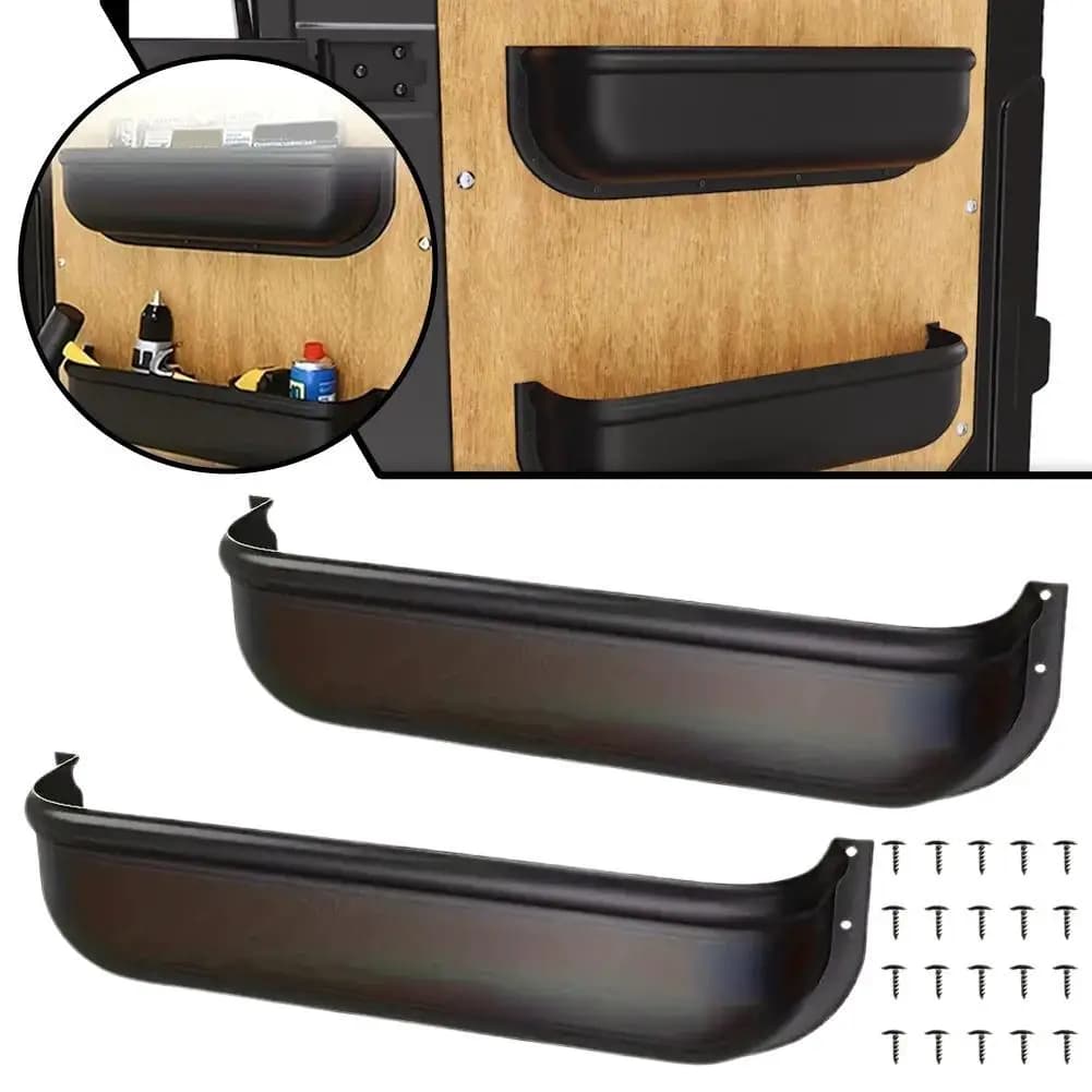 Scatola portaoggetti per maniglia per portiera per furgone, camper, contenitore interno, supporto per organizer, bracciolo, copertura per organizer, accessori per auto