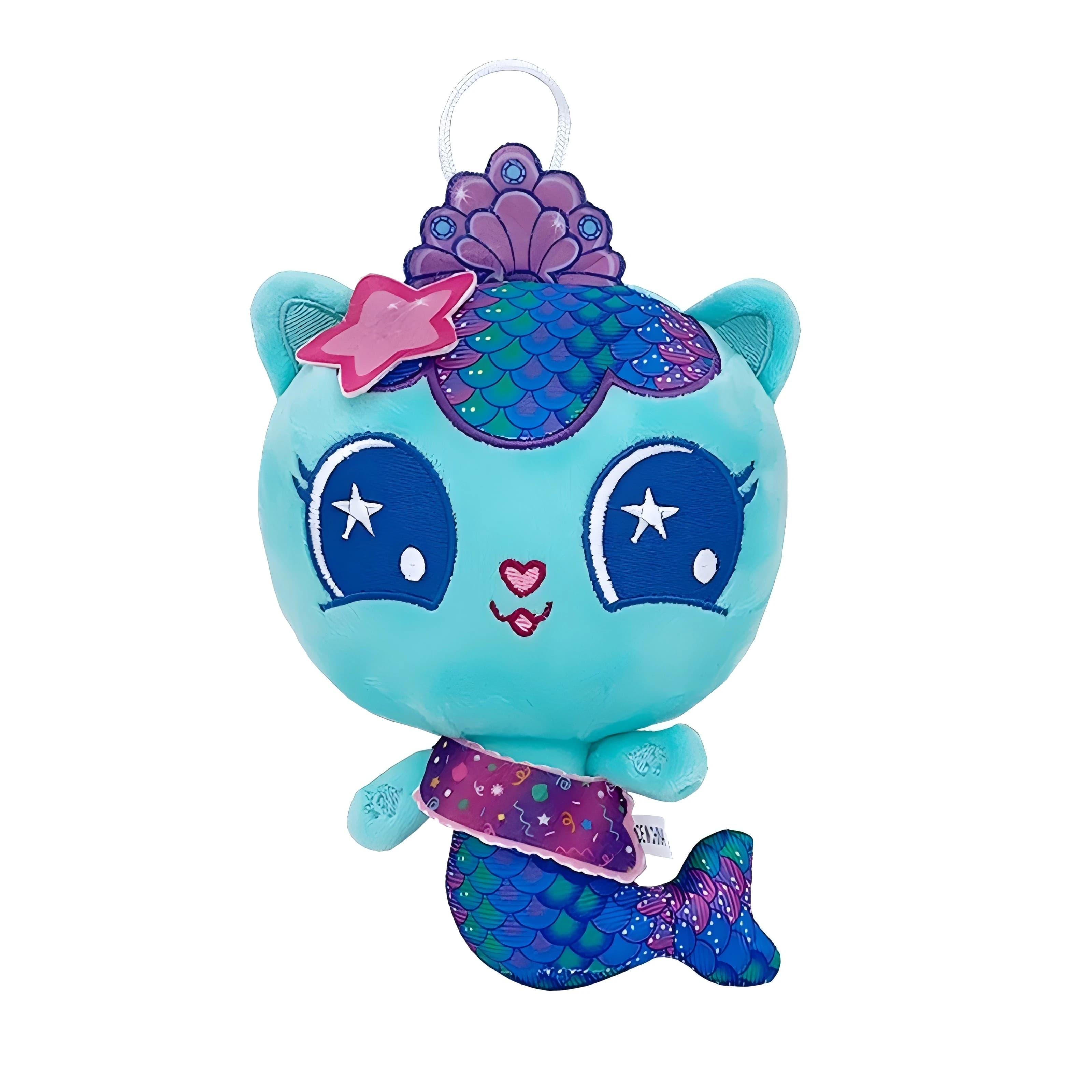 Nuovo Giocattolo di Peluche a Forma di Gatto Sirena di Gabby's Doll House, Regalo di Compleanno per Bambini, Educazione Precoce per la Prima Infanzia