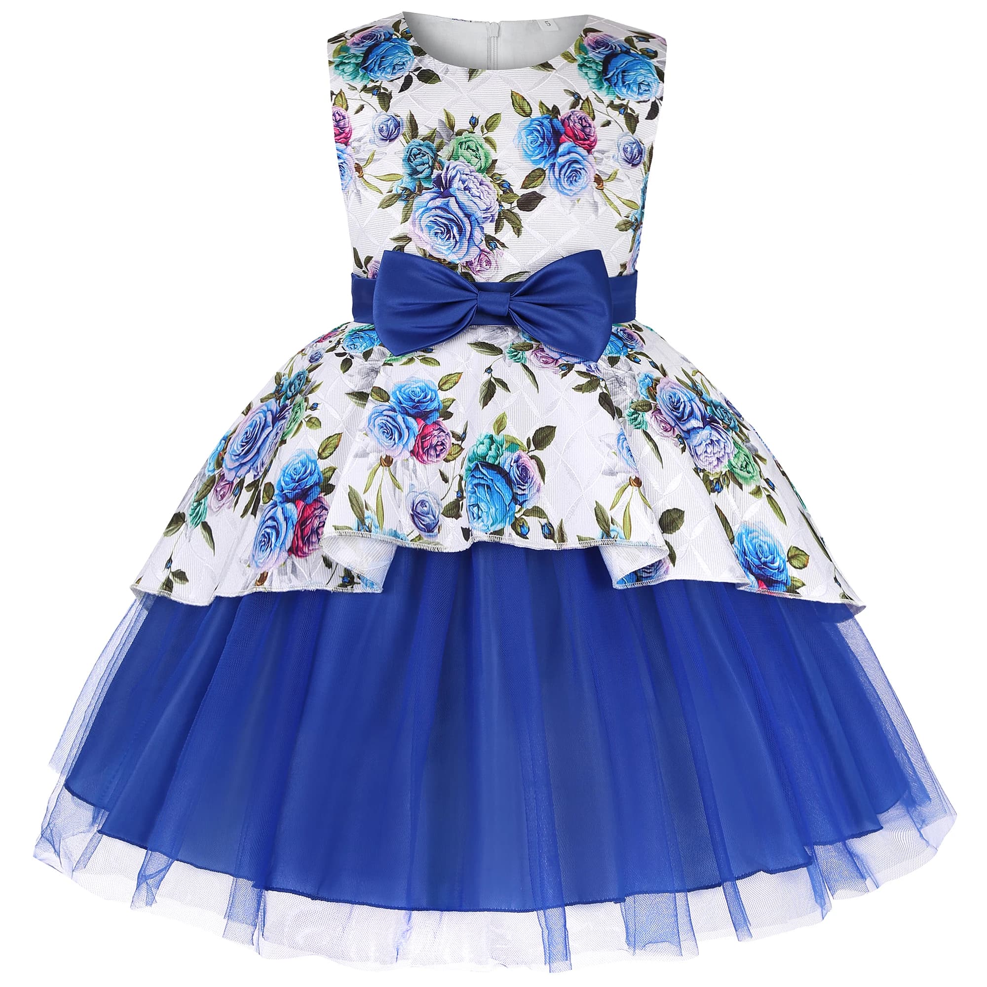 Children's Printed Formal Dresses, Tulle Princess Dresses, Runway Models, Party Dresses, Banquet Attire, Piano Performance Outfi