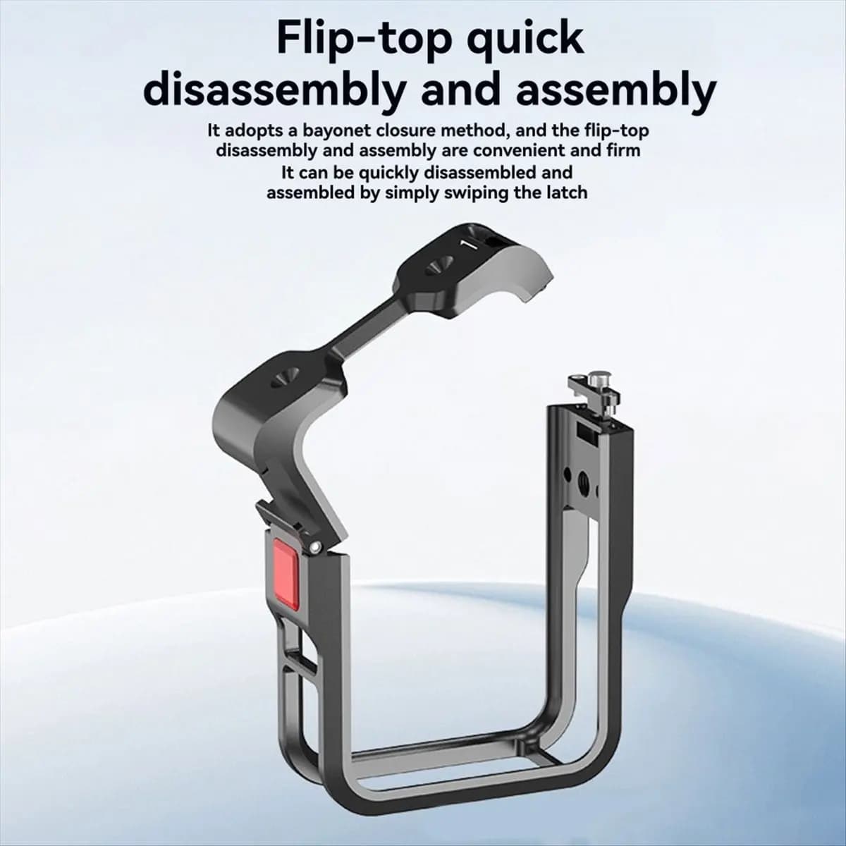 M05K Gabbia Protettiva in Lega di Alluminio per Fotocamera DJI Osmo 360, Accessori per Fotografia e Action Camera