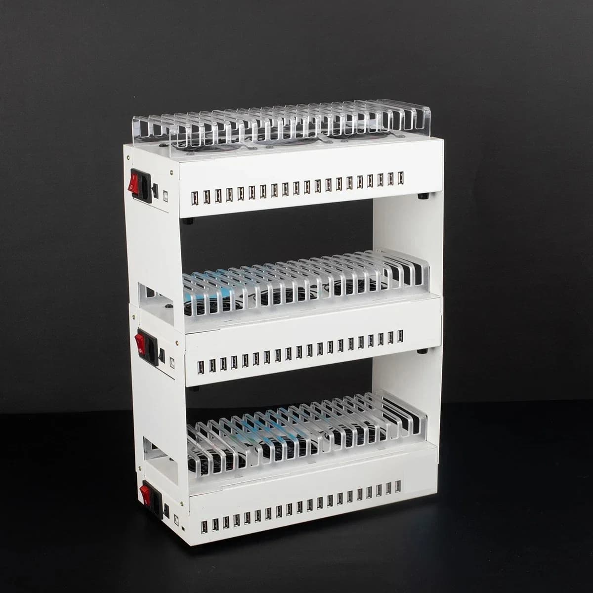 NUOVO Hub USB per Phone Farm da 20, 40, 60 Porte con Sincronizzazione Batch e Gestione Unificata