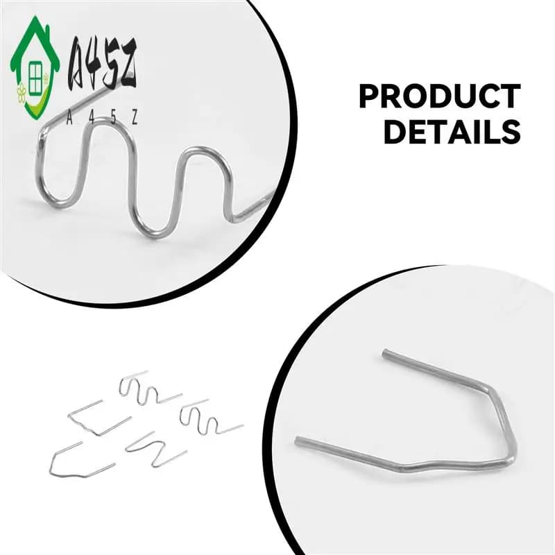 A45Z-600 pezzi kit di saldatura per macchine di riparazione in plastica con cucitrice a caldo per auto strumento di riparazione paraurti automatico per tutte le auto, 6 tipi