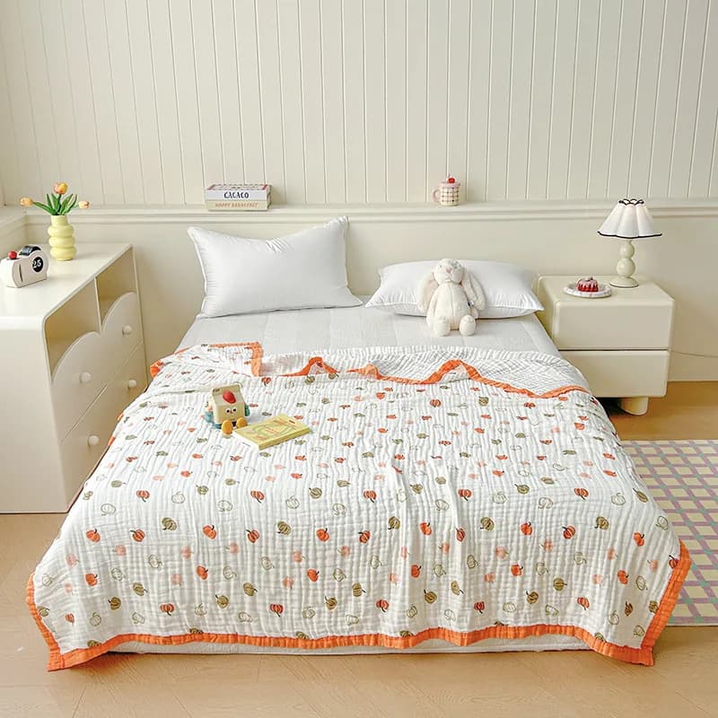 6 Layer Class A Cotton Class A Foam Garment Towel, Sofa Cover, Children's Bed Sheet, Single or Double