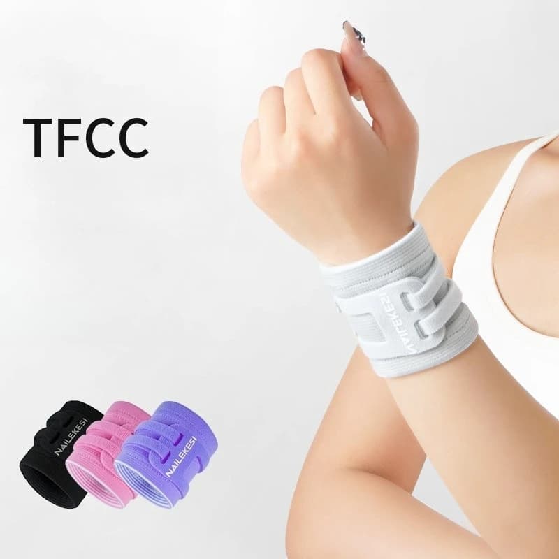 Supporto per Polso TFCC Regolabile con Doppia Compressione per Sollievo dal Dolore da Tendinite e Lesioni, Fascia per Polso per Recupero da Infortuni