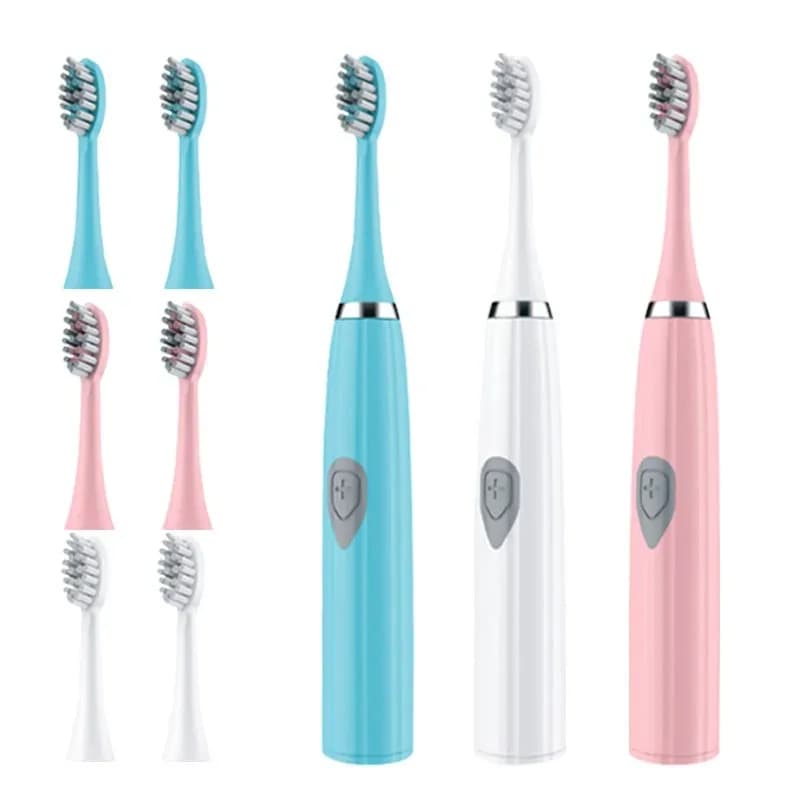 Electric Toothbrush for Adults Soft Bristle Portable Battery Endurance IPX6 Waterproof Intelligent Effective Oral Care
